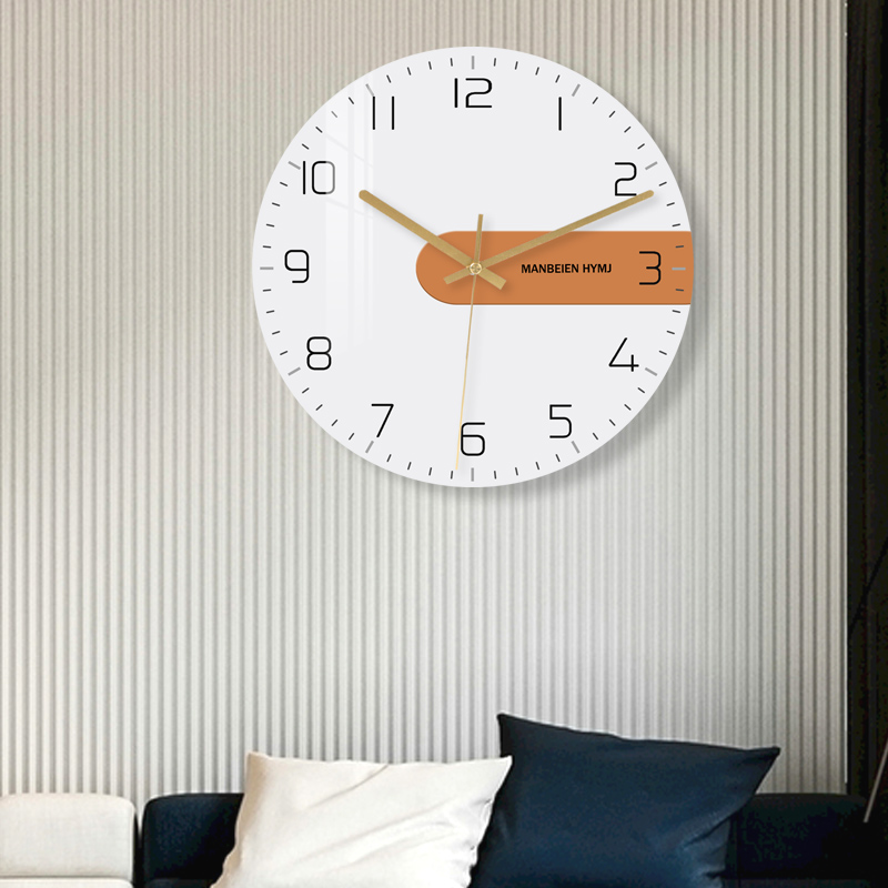 Interior Design Vintage Modern - モダンなリビングルームのインテリア韓国ヴィンテージ壁時計ファッションアラーム時計家の装飾クリエイティブミニマリスト壁時計デザイン