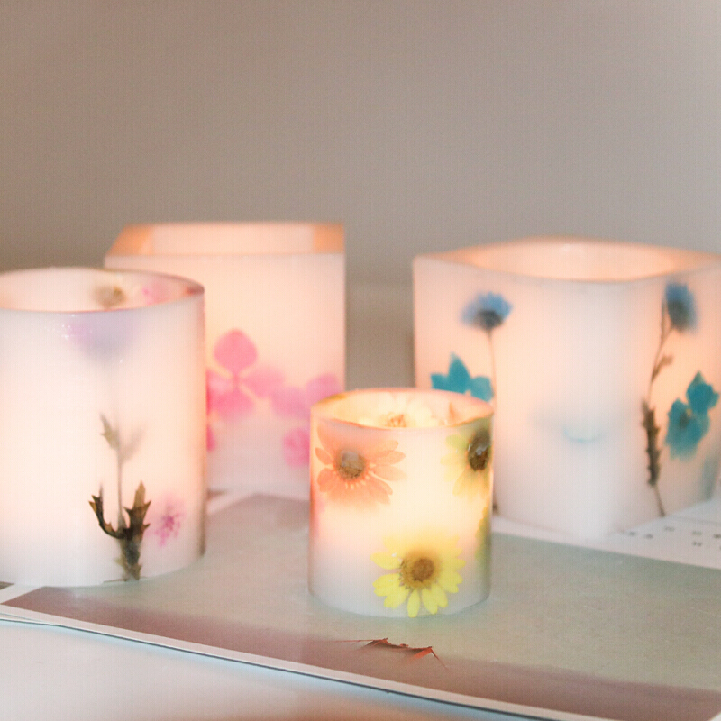 Ceramic Candle Vessel - 風防付きのワックスカップ型、アクリル製、中空のティライトホルダー、アロマキャンドル用型、DIYキャンドル作り用具、ティライト用ワックスカップ