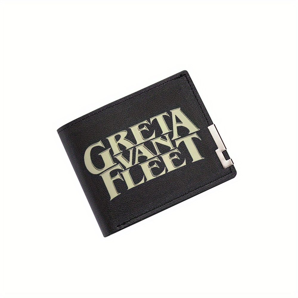 Interior Design Name Card - ヴィンテージバンド名テキストデザインスタイルメンズ財布プリントデザインシンプルモダンスタイリッシュビジネス父のボーイフレンドのクリスマスL