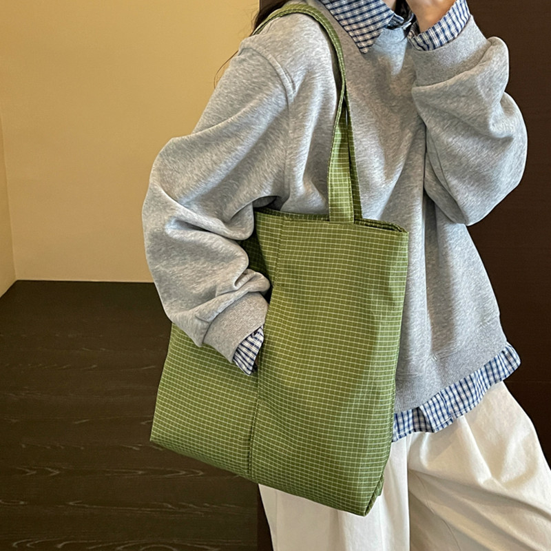 Interior Design Korean Style - 日本風韓国風ショルダーバッグ レディース オックスフォード ビッグハンドバッグ 女性用トートショッピングバッグ 女性用デザイナーバッグ