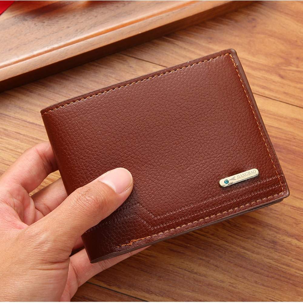 Interior Design Id - ファッションデザイン PU レザーメンズショートウォレット大容量換気ポケット財布防水超軽量 ID カードホルダーショッピング