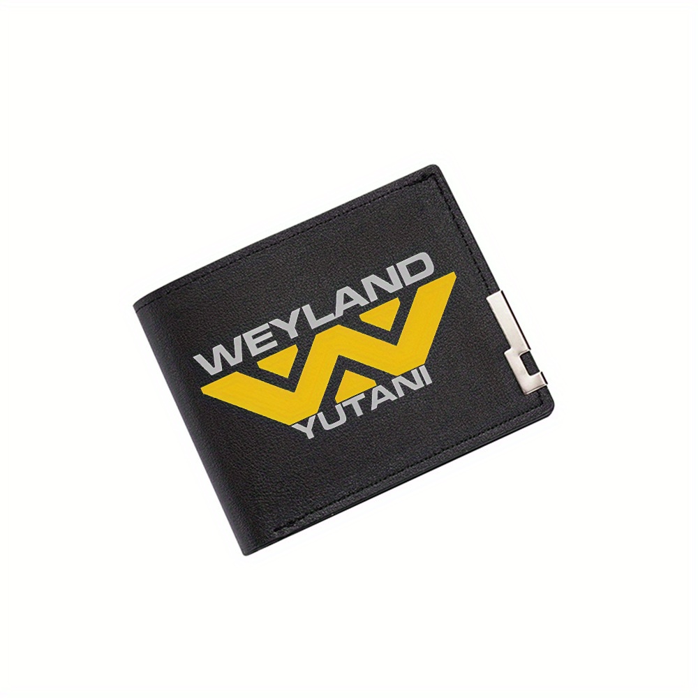 Interior Design Name Card - 黄色と白のWロゴ名メンズ財布プリントデザインシンプルモダンスタイリッシュビジネス父の彼氏のクリスマス恋人の