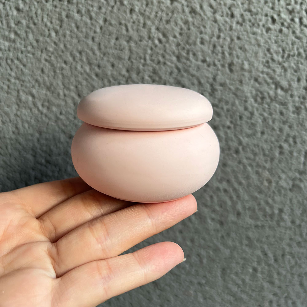 日曜大工用の丸い収納ボックス、シリコンモールド、コンクリート - Ceramic Candle Vessel のレビューと価格