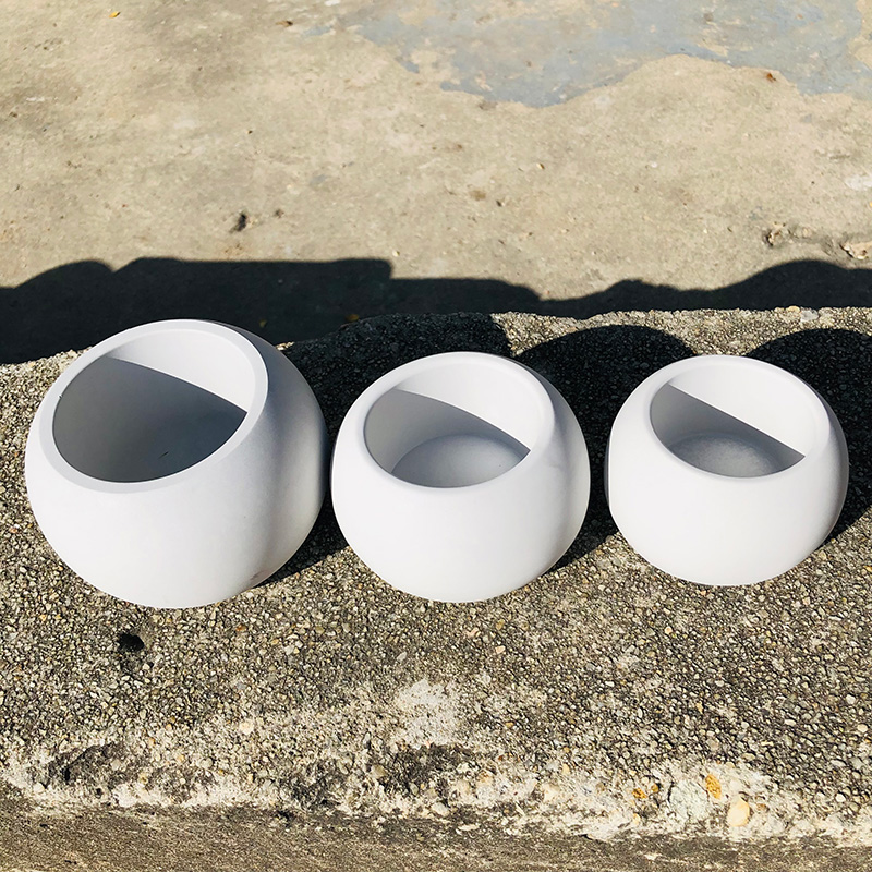 球形植木鉢シリコーン型 DIY キャンドルカップジュエリー収 - Ceramic Candle Vessel のレビューと価格