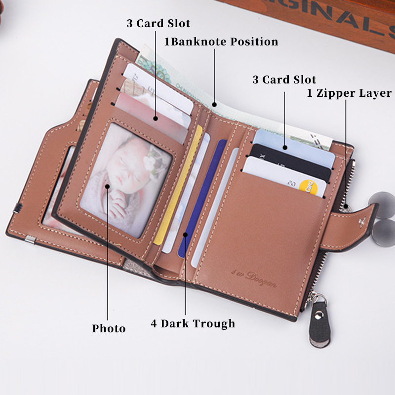 カスタムパーソナライズされた写真財布メンズショートウォレット - Interior Design Name Card のレビューと価格