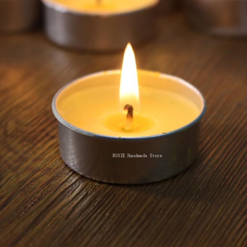 空のティーワックス丸型アルミボックス100ウィックステッカー - Ceramic Candle Vessel のレビューと価格