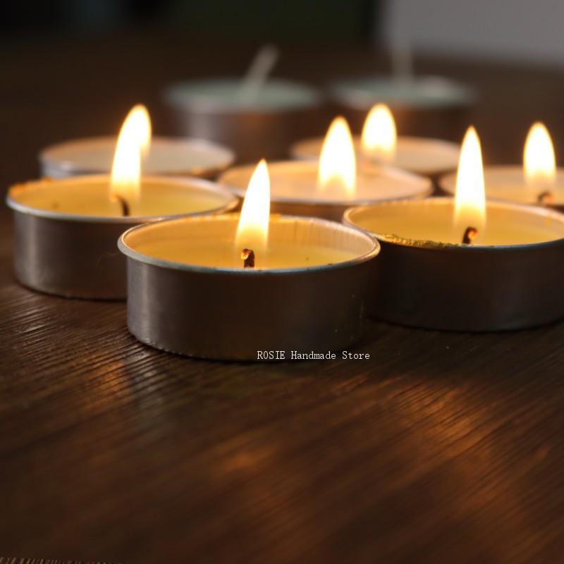 空のティーワックス丸型アルミボックス100ウィックステッカー - Ceramic Candle Vessel のレビューと価格