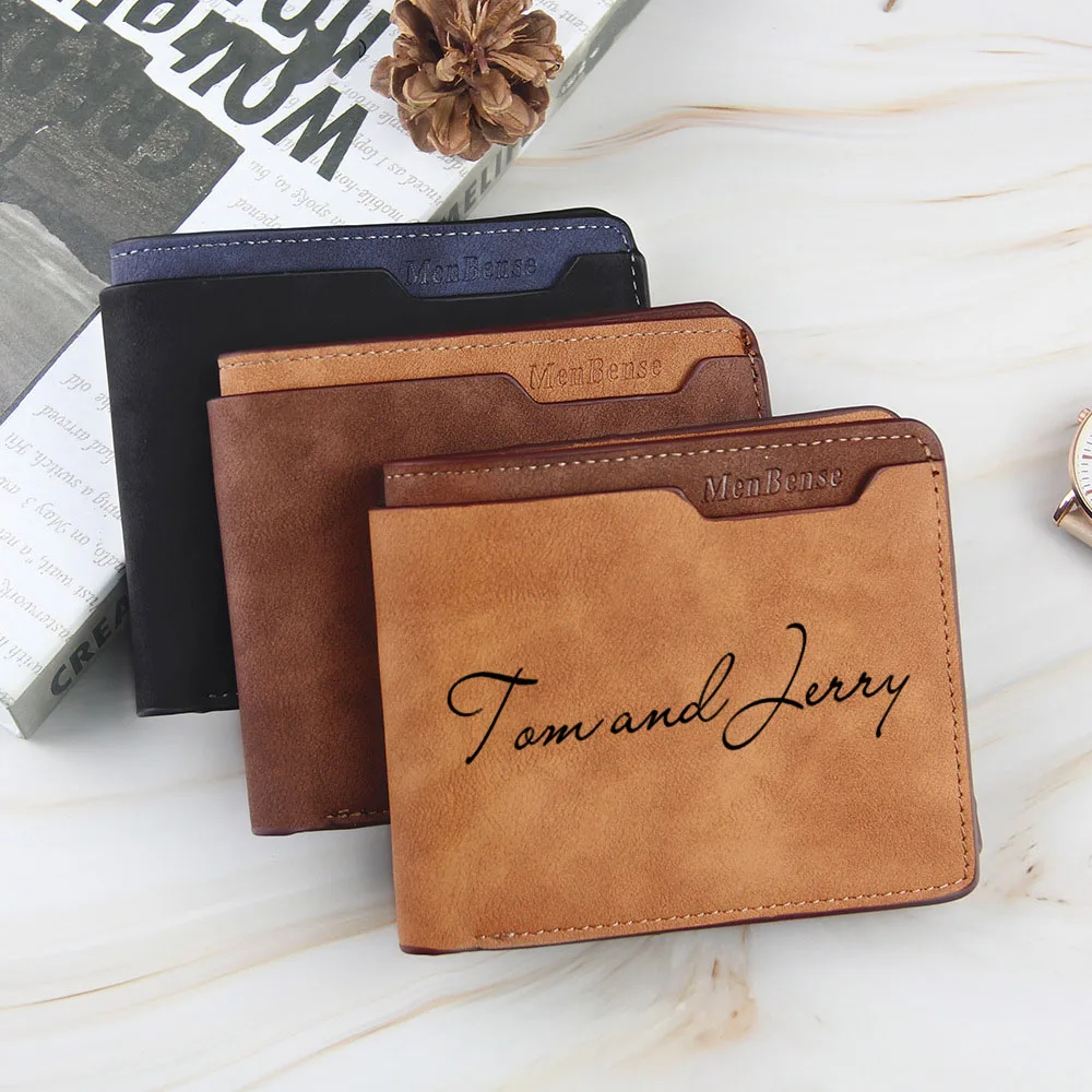 男性用の小さなスリムなウォレットブランド,刻印されたカスタマ - Interior Design Name Card のレビューと価格