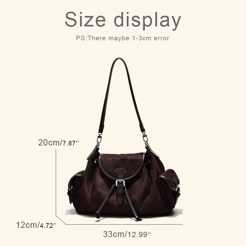 イングランドスタイルフェイクスエードバッグ女性用高級デザイナ - Interior Design Vintage Style のレビューと価格