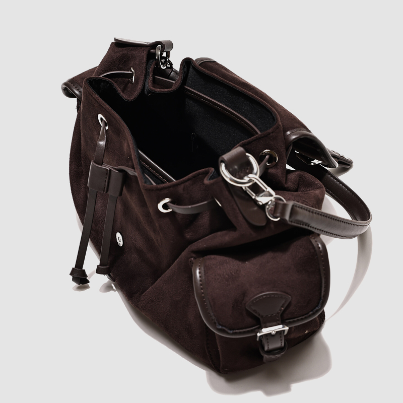 イングランドスタイルフェイクスエードバッグ女性用高級デザイナ - Interior Design Vintage Style のレビューと価格