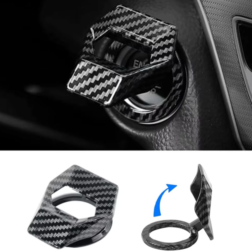 新しい 1PC 車のエンジンワンキースタートストップスイッチ - Interior Design Texture のレビューと価格