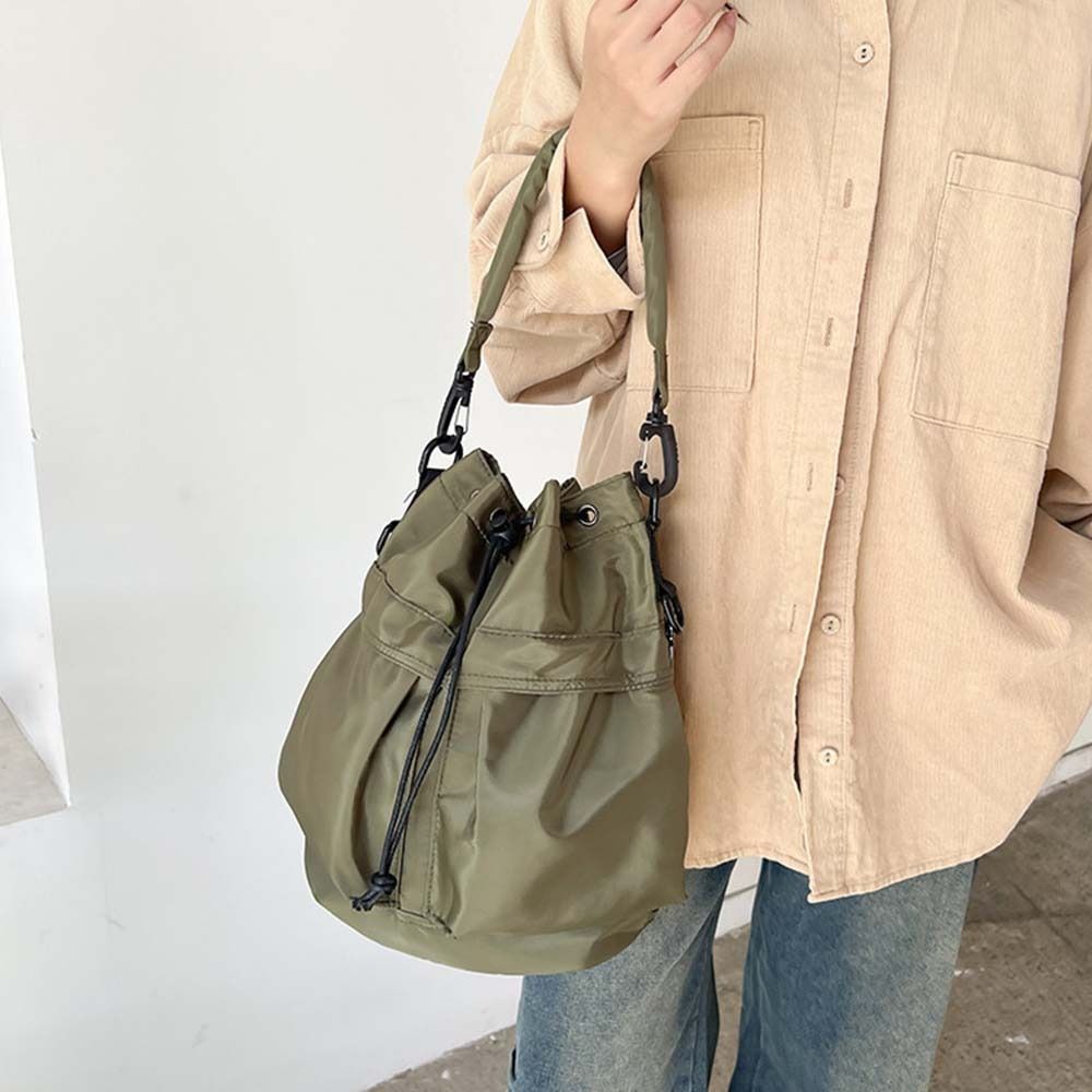韓国風スイミングナイロンクロスボディバッグ、無地、大容量、ド - Interior Design Korean Style のレビューと価格