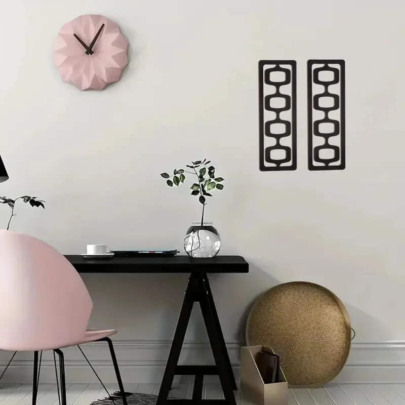 2個入り 暖かいミッドセンチュリースタイルの木製ウォールアー - Interior Design Warm のレビューと価格