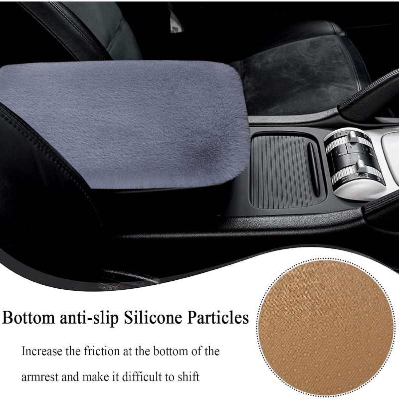 ユニバーサル車のアームレストカバーぬいぐるみ暖かいパッドアン - Interior Design Co のレビューと価格