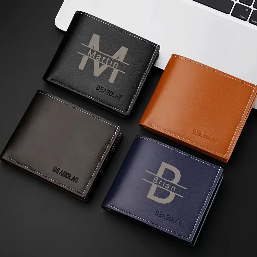 パーソナライズされたメンズヴィンテージ財布 - カスタム名刻 - Interior Design Name Card のレビューと価格