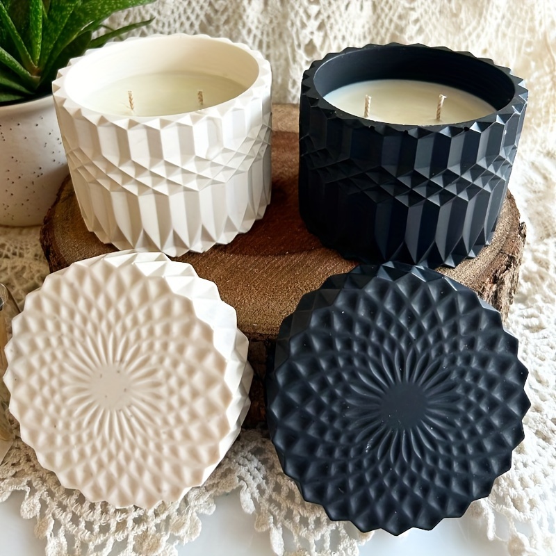 1セット リップルキャンドルカップ レジンモールド シリンダ - Ceramic Candle Vessel のレビューと価格
