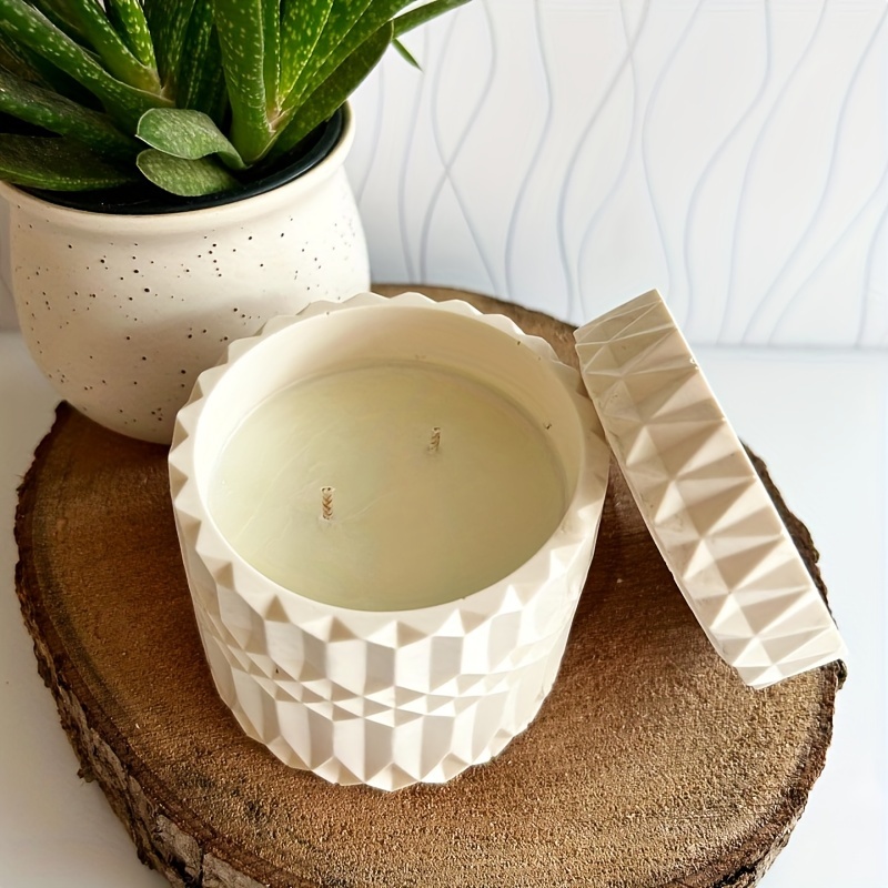 1セット リップルキャンドルカップ レジンモールド シリンダ - Ceramic Candle Vessel のレビューと価格