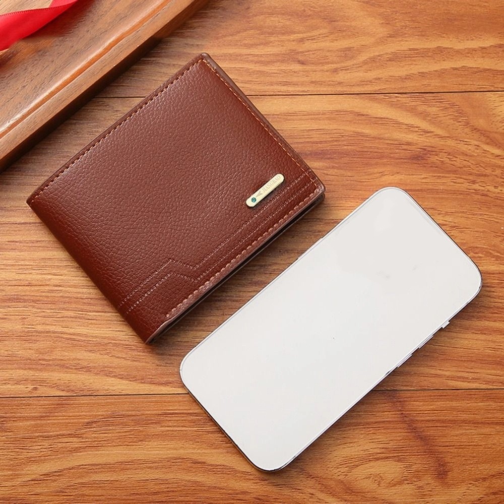ファッションデザイン PU レザーメンズショートウォレット大 - Interior Design Id のレビューと価格