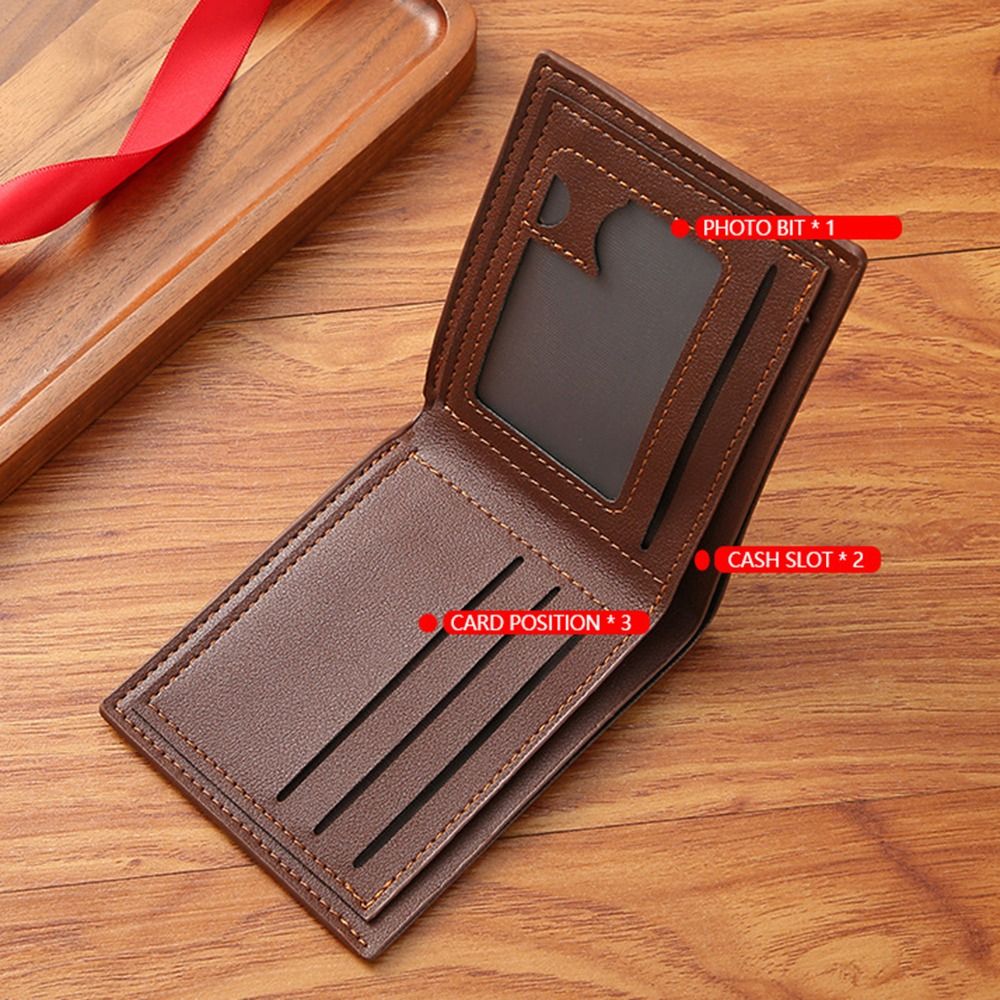 ファッションデザイン PU レザーメンズショートウォレット大 - Interior Design Id のレビューと価格
