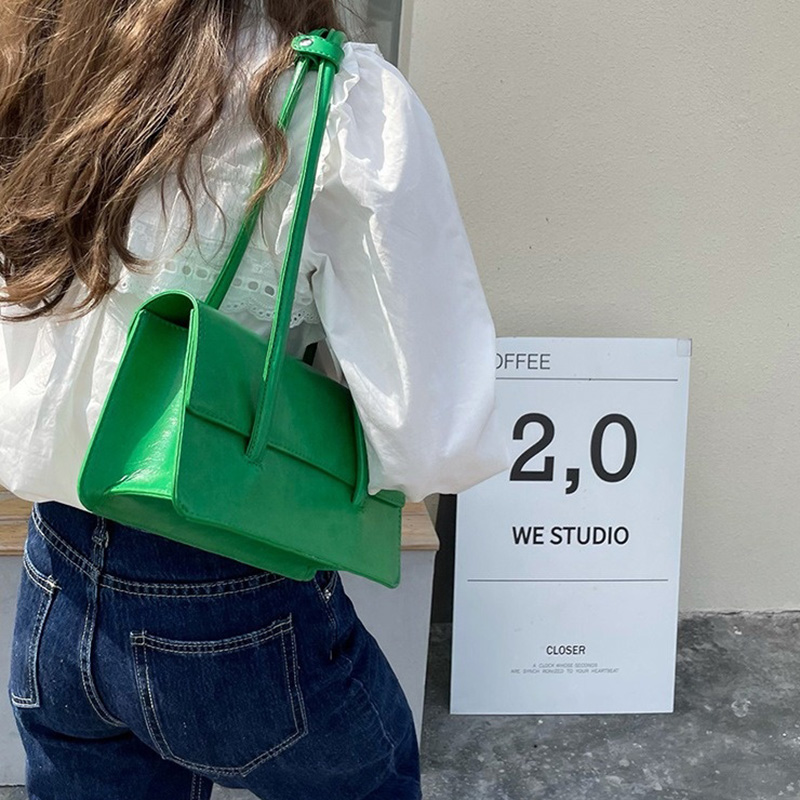 新しい韓国スタイルの夏のシンプルさ女性フラップバゲットバッグ - Interior Design Korean Style のレビューと価格