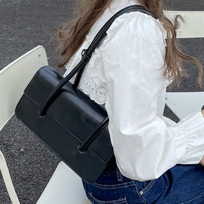 新しい韓国スタイルの夏のシンプルさ女性フラップバゲットバッグ - Interior Design Korean Style のレビューと価格
