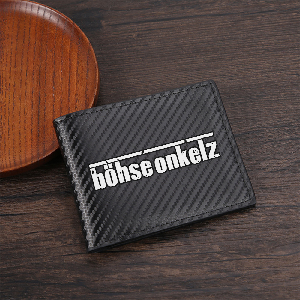 バンド名黒地に白の文字メンズ財布シンプルなビジネスモダンスタ - Interior Design Name Card のレビューと価格