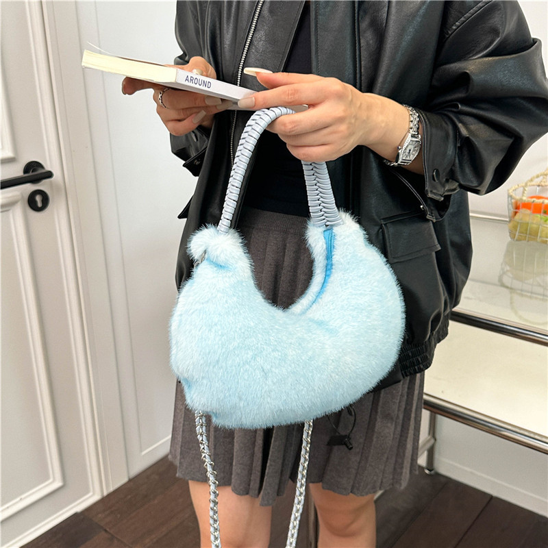 冬の新作フェイクファーハンドバッグ ニッチデザイン レディー - Interior Design Style のレビューと価格