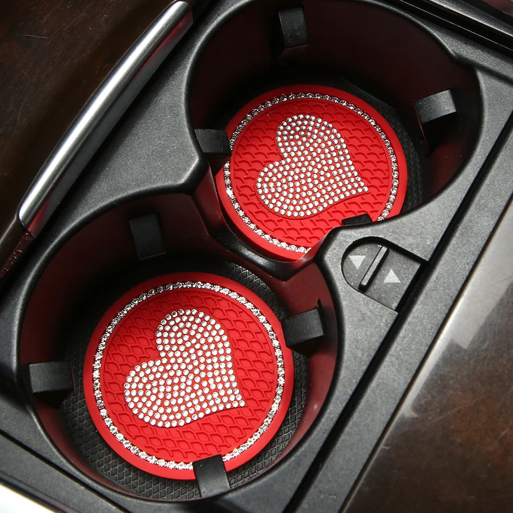 ハート型のユニバーサルカーダイヤモンドコースター,人気のウォ - Interior Design Texture のレビューと価格