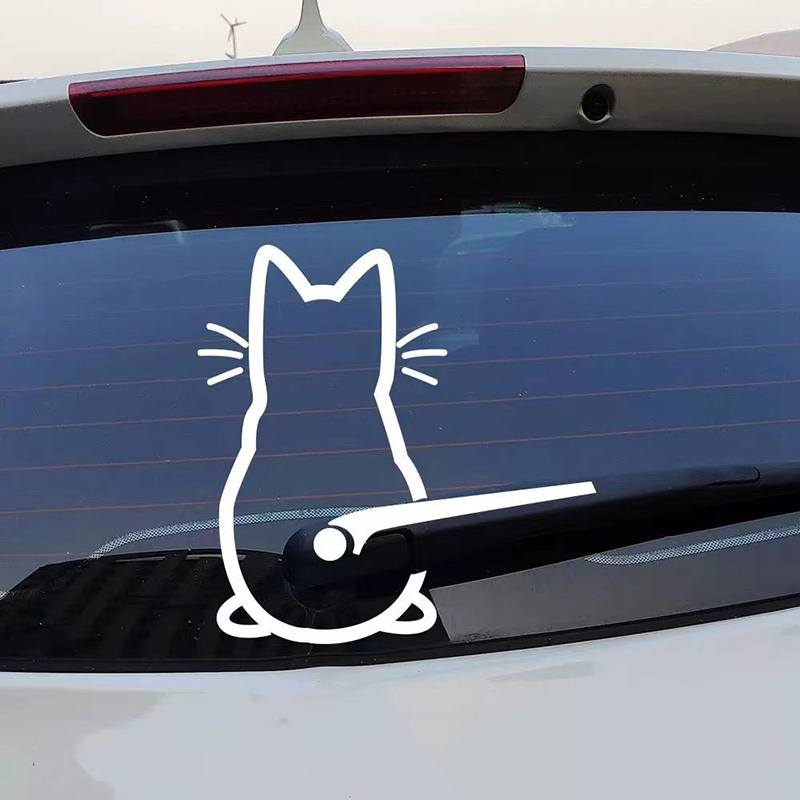 車内ステッカーアートデザイン楽しい猫車ステッカー窓後部ガラス - Interior Design Co のレビューと価格